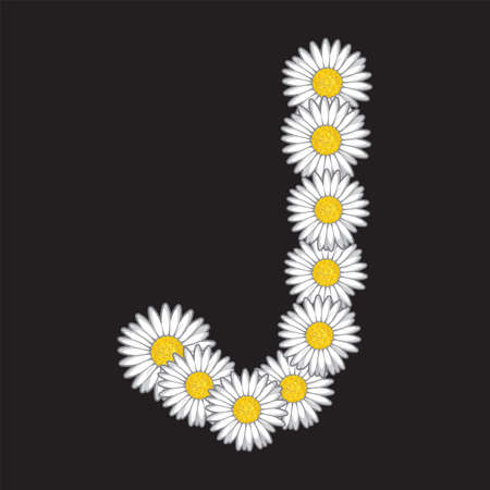 daisy letterのイラスト素材