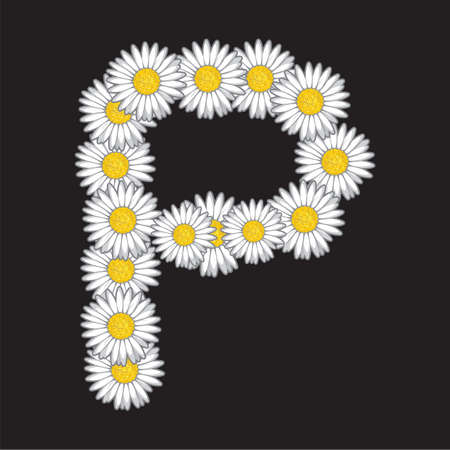 daisy letterのイラスト素材