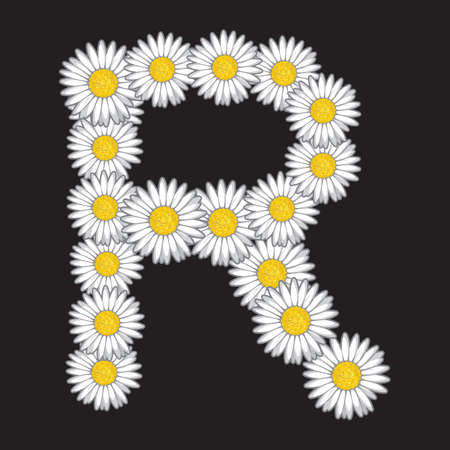 daisy letterのイラスト素材