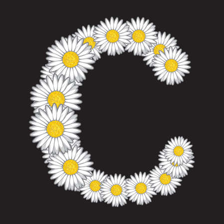 daisy letterのイラスト素材