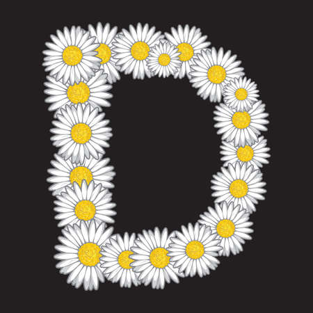 daisy letterのイラスト素材