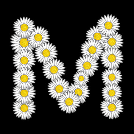 daisy letterのイラスト素材