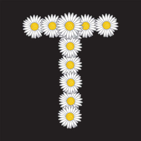 daisy letterのイラスト素材