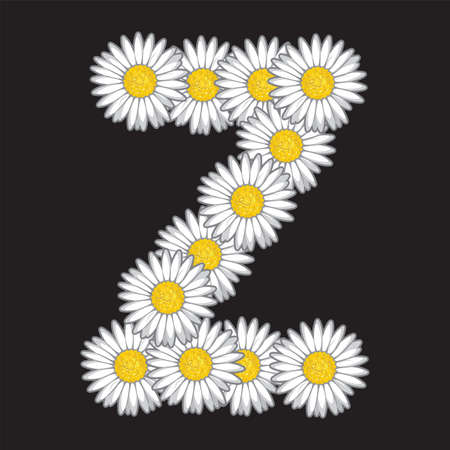daisy letterのイラスト素材