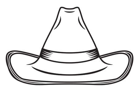 cowboy hatのイラスト素材