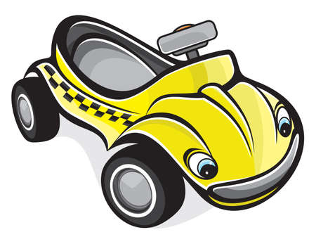 cute race carのイラスト素材