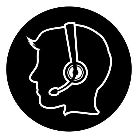 Call center vector iconのイラスト素材