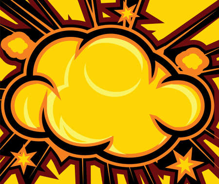 Explosion  Comic Book Explosion Background のイラスト素材