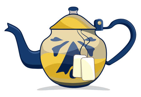 Retro teapotのイラスト素材
