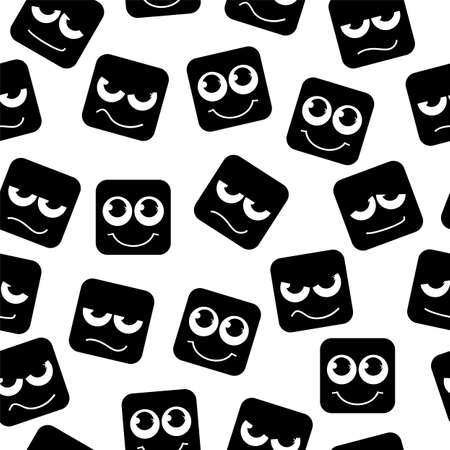 Smiley patternのイラスト素材