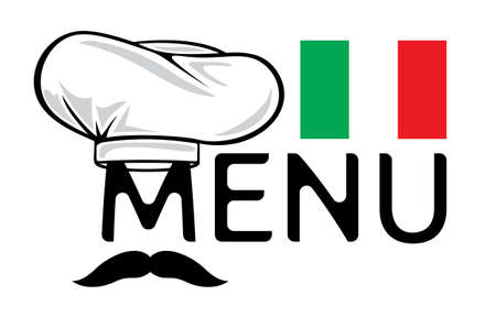 Italian menu designのイラスト素材