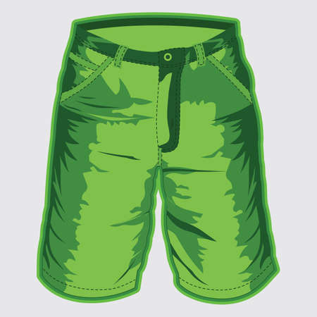 short pant - Bermuda shortsのイラスト素材