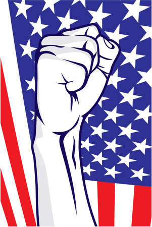 American fistのイラスト素材