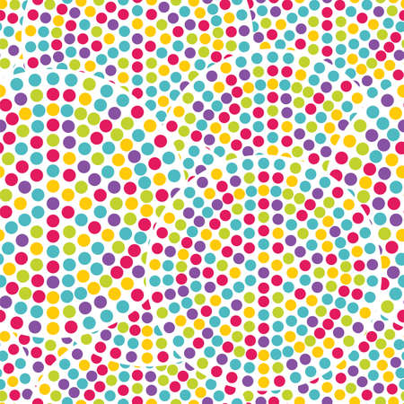 Seamless dot patternのイラスト素材