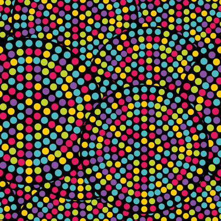 Seamless dot patternのイラスト素材