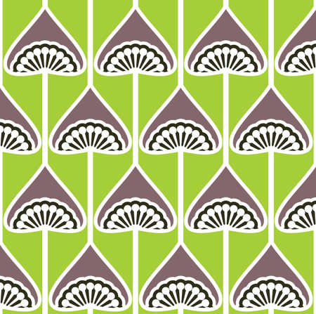 seamless retro patternのイラスト素材