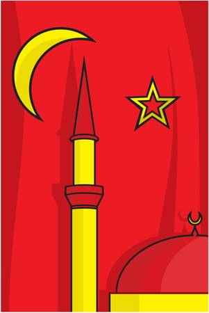 abstract religious backgroundのイラスト素材