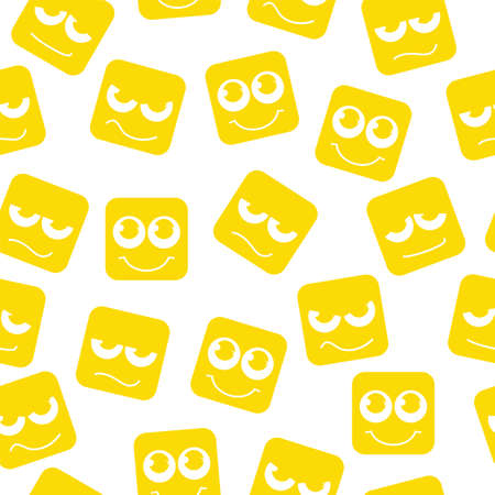 smiley patternのイラスト素材