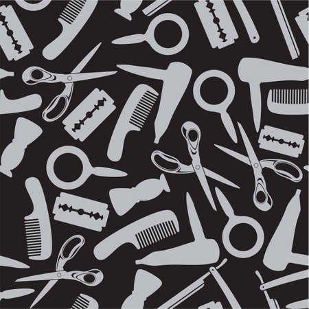 hairdressing saloon backgroundのイラスト素材