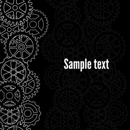 gear backgroundのイラスト素材