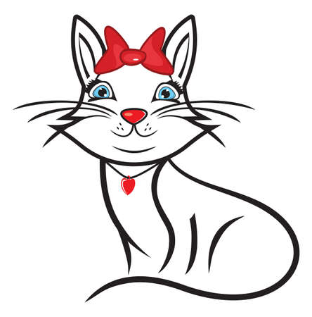 Cute catのイラスト素材