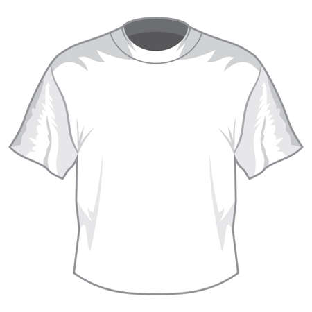Retro basic T-shirtのイラスト素材