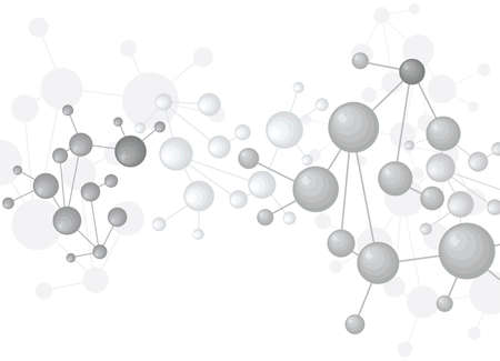 Molecule backgroundのイラスト素材
