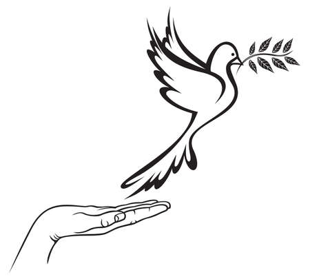 Dove of Peaceのイラスト素材