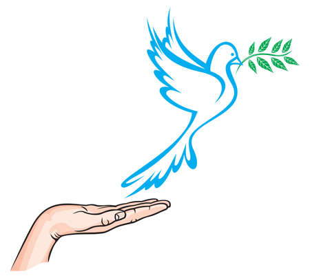 Dove of Peaceのイラスト素材
