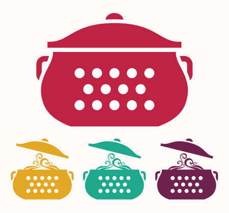 Boiling potのイラスト素材
