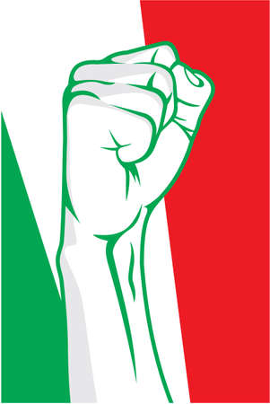Italy fistのイラスト素材