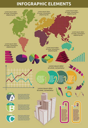 infographicのイラスト素材