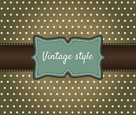 Retro greeting card template designのイラスト素材