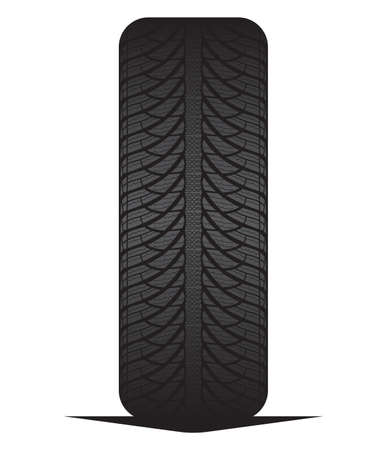 Car tyre - tireのイラスト素材