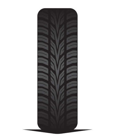 Car tyre - tireのイラスト素材