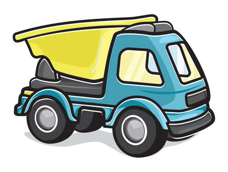 Kids toy truckのイラスト素材