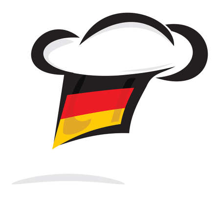 Germany chef hatのイラスト素材