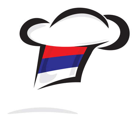 Serbian chef hatのイラスト素材