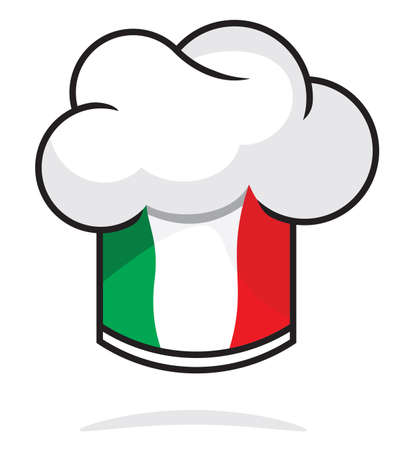 Italy chef hatのイラスト素材
