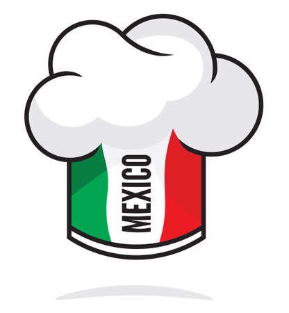 Mexico chef hatのイラスト素材