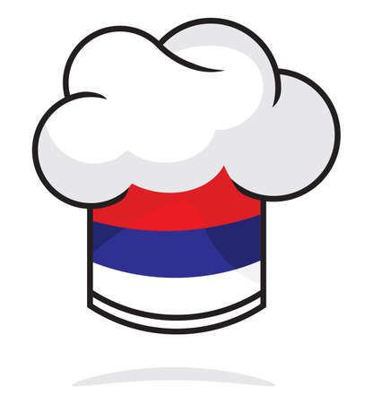 Serbian chef hatのイラスト素材