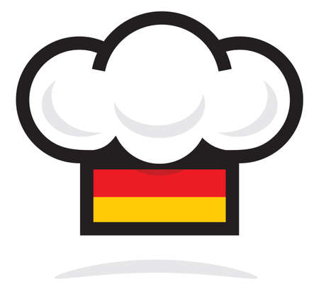 Germany chef hatのイラスト素材