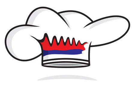Serbian chef hatのイラスト素材