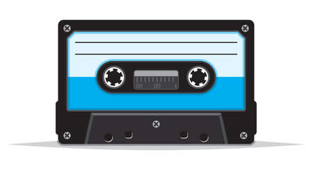 Cassette tapeのイラスト素材