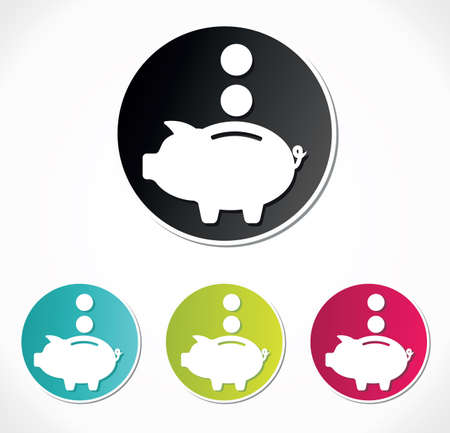 Piggy bank iconのイラスト素材