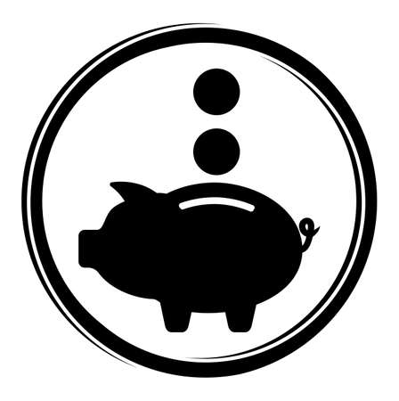 Piggy bank iconのイラスト素材