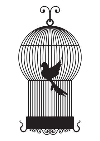 Bird cageのイラスト素材