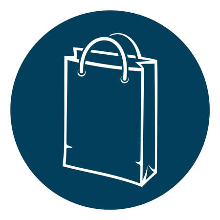 shopping bag iconのイラスト素材