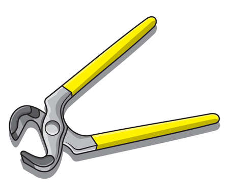 Clip art illustration of pliersのイラスト素材
