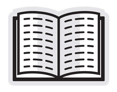 Open book - iconのイラスト素材